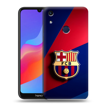 Силиконовый противоударный чехол на Huawei Honor 8A с принтом Барселона Barcelona