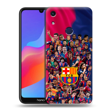Силиконовый противоударный чехол на Huawei Honor 8A с принтом Барселона Barcelona