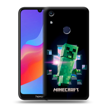 Силиконовый противоударный чехол на Huawei Honor 8A с принтом Майнкрафт Minecraft