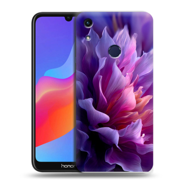 Силиконовый противоударный чехол на Huawei Honor 8A с принтом женский цветы