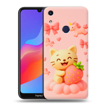 Силиконовый противоударный чехол на Huawei Honor 8A с принтом для девочек