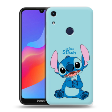 Силиконовый противоударный чехол на Huawei Honor 8A с принтом Лило и Стич