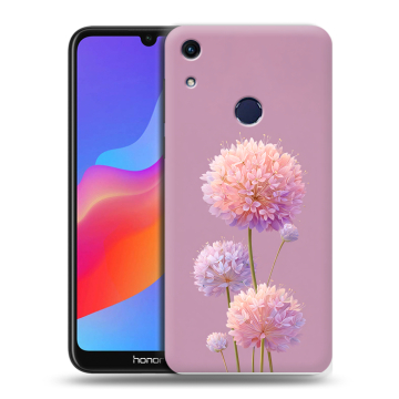 Силиконовый противоударный чехол на Huawei Honor 8A с принтом Цветы