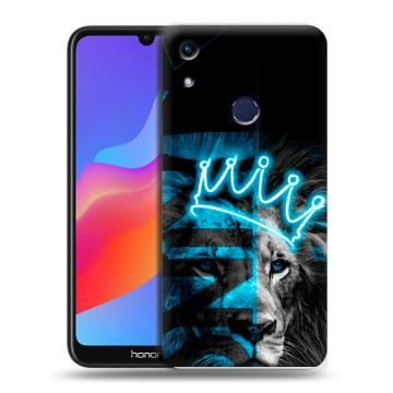 Силиконовый противоударный чехол на Huawei Honor 8A с принтом Король лев