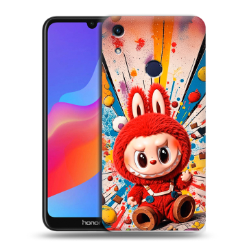 Силиконовый противоударный чехол на Huawei Honor 8A с принтом Labubu Лабубу
