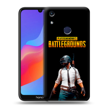 Силиконовый противоударный чехол на Huawei Honor 8A с принтом PUGB ПАГБ