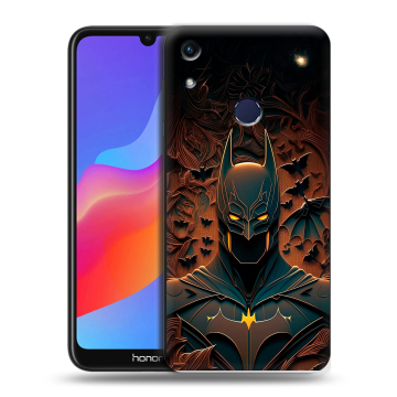 Силиконовый противоударный чехол на Huawei Honor 8A с принтом Batman Бэтмен