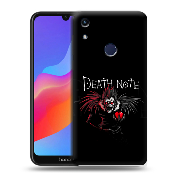 Силиконовый противоударный чехол на Huawei Honor 8A с принтом Death note Тетрадь смерти