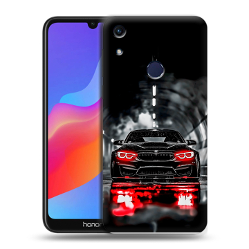 Силиконовый противоударный чехол на Huawei Honor 8A с принтом BMW БМВ