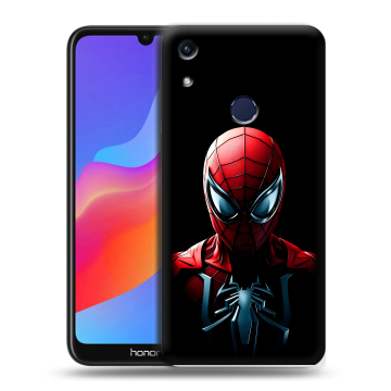 Силиконовый противоударный чехол на Huawei Honor 8A с принтом Spiderman Человек паук
