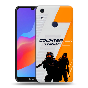 Силиконовый противоударный чехол на Huawei Honor 8A с принтом Counter Strike