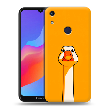 Силиконовый противоударный чехол на Huawei Honor 8A с принтом Смешная утка