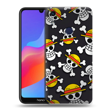 Силиконовый противоударный чехол на Huawei Honor 8A с принтом One Piece Ван Пис