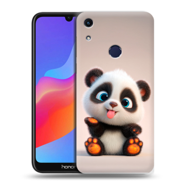 Силиконовый противоударный чехол на Huawei Honor 8A с принтом милая панда