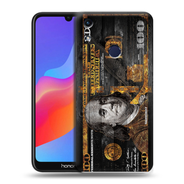 Силиконовый противоударный чехол на Huawei Honor 8A с принтом Доллар деньги