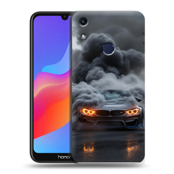Силиконовый противоударный чехол на Huawei Honor 8A с принтом BMW БМВ