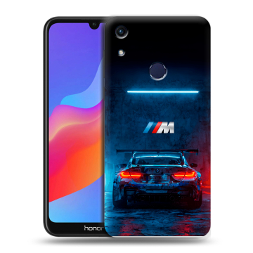 Силиконовый противоударный чехол на Huawei Honor 8A с принтом BMW БМВ