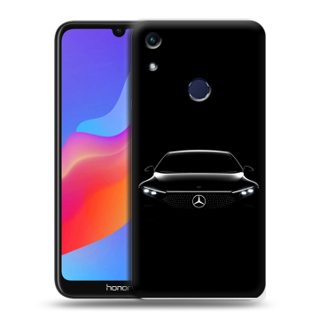 Силиконовый противоударный чехол на Huawei Honor 8A с принтом Mercedes Мерседес