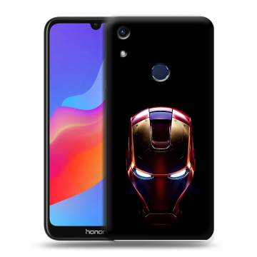 Силиконовый противоударный чехол на Huawei Honor 8A с принтом IronMan Железный человек