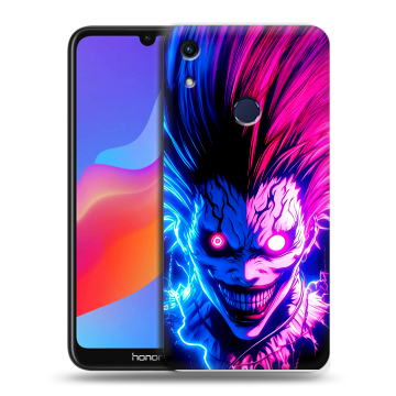 Силиконовый противоударный чехол на Huawei Honor 8A с принтом Death note Тетрадь смерти