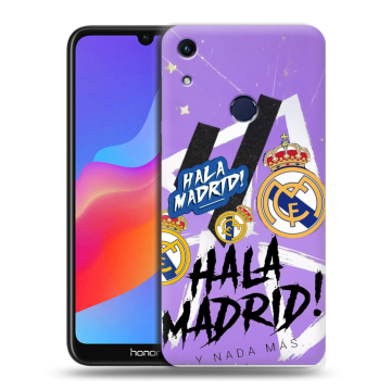 Силиконовый противоударный чехол на Huawei Honor 8A с принтом Real Madrid Реал Мадрид