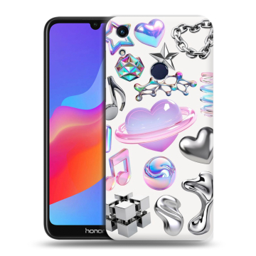 Силиконовый противоударный чехол на Huawei Honor 8A с принтом Y2K
