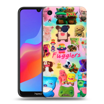 Силиконовый противоударный чехол на Huawei Honor 8A с принтом Флагер Fuggler