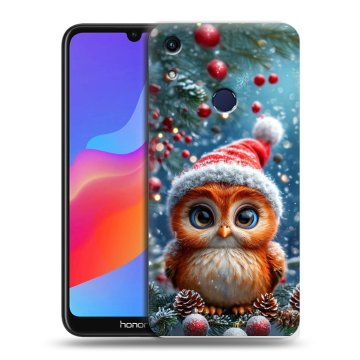 Силиконовый противоударный чехол на Huawei Honor 8A с принтом Новый год Силиконовый противоударный чехол на Huawei Honor 8A с принтом Новый год