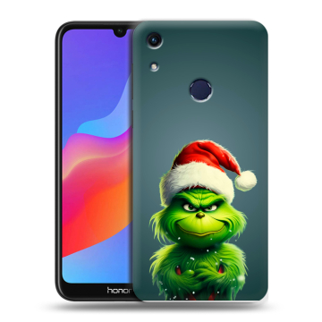 Силиконовый противоударный чехол на Huawei Honor 8A с принтом Новый год Силиконовый противоударный чехол на Huawei Honor 8A с принтом Новый год