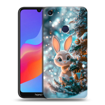 Силиконовый противоударный чехол на Huawei Honor 8A с принтом Новый год Силиконовый противоударный чехол на Huawei Honor 8A с принтом Новый год