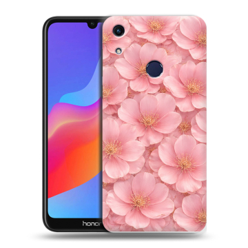 Силиконовый противоударный чехол на Huawei Honor 8A с принтом женский