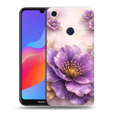Силиконовый противоударный чехол на Huawei Honor 8A с принтом женский