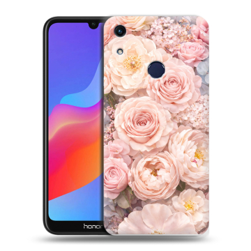 Силиконовый противоударный чехол на Huawei Honor 8A с принтом женский