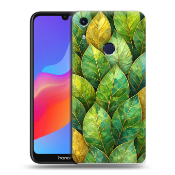 Силиконовый противоударный чехол на Huawei Honor 8A с принтом женский