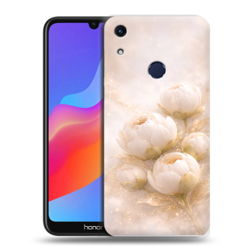 Силиконовый противоударный чехол на Huawei Honor 8A с принтом женский