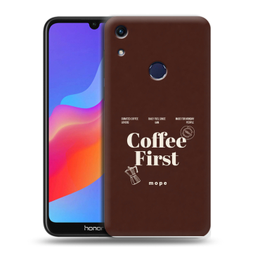 Силиконовый противоударный чехол на Huawei Honor 8A с принтом женский
