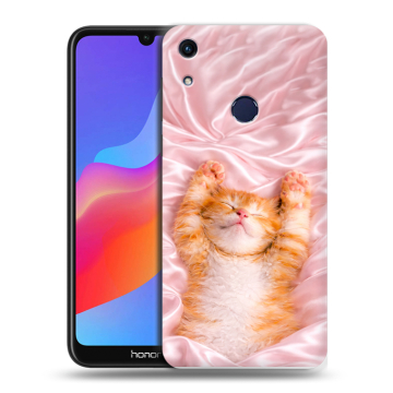 Силиконовый противоударный чехол на Huawei Honor 8A с принтом женский