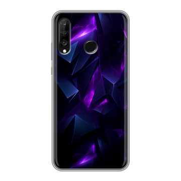 Силиконовый чехол на Huawei P30 Lite с принтом Абстракиция Силиконовый чехол на Huawei P30 Lite с принтом Абстракиция