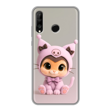 Силиконовый чехол на Huawei P30 Lite с принтом Куроми Kuromi 