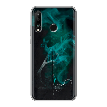 Силиконовый чехол на Huawei P30 Lite с принтом Гарри Поттер Harry Potter