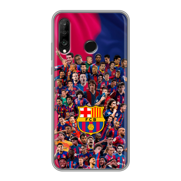 Силиконовый чехол на Huawei P30 Lite с принтом Барселона Barcelona Силиконовый чехол на Huawei P30 Lite с принтом Барселона Barcelona