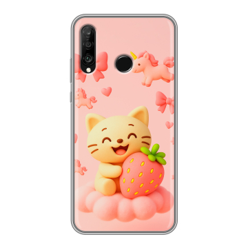Силиконовый чехол на Huawei P30 Lite с принтом для девочек Силиконовый чехол на Huawei P30 Lite с принтом для девочек