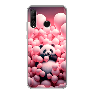 Силиконовый чехол на Huawei P30 Lite с принтом Панда