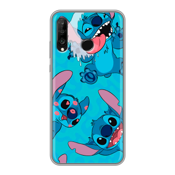 Силиконовый чехол на Huawei P30 Lite с принтом Лило и Стич