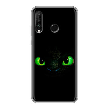 Силиконовый чехол на Huawei P30 Lite с принтом Как приручить дракона