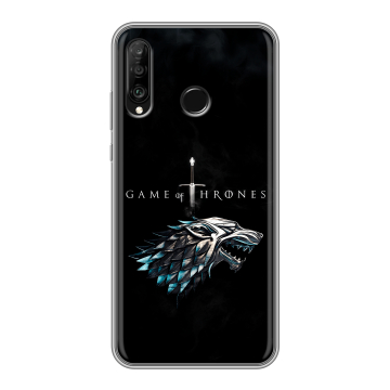 Силиконовый чехол на Huawei P30 Lite с принтом Игра Престолов Game Thrones