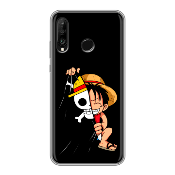 Силиконовый чехол на Huawei P30 Lite с принтом One Piece Ван Пис