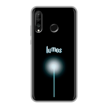 Силиконовый чехол на Huawei P30 Lite с принтом Harry Potter Гарри Поттер