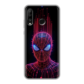 Силиконовый чехол на Huawei P30 Lite с принтом Spiderman Человек паук