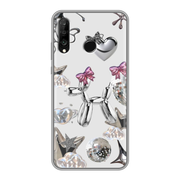 Силиконовый чехол на Huawei P30 Lite с принтом Y2K